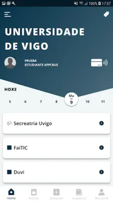 UVigo Universidade de Vigo android App screenshot 5